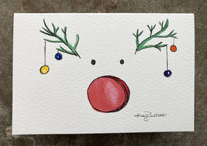 Hand-painted Christmas Cards - Signed Originals