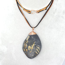 Load image into Gallery viewer, Pteridophyte Fossil Necklace (X-Large) - 300 Million Yrs Old