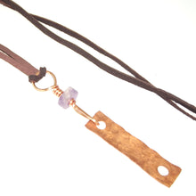 Load image into Gallery viewer, Copper &amp; Amethyst Necklace