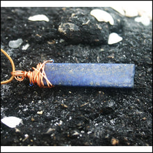 Load image into Gallery viewer, Copper n Cobalt Necklace - Jewelry Hand Made