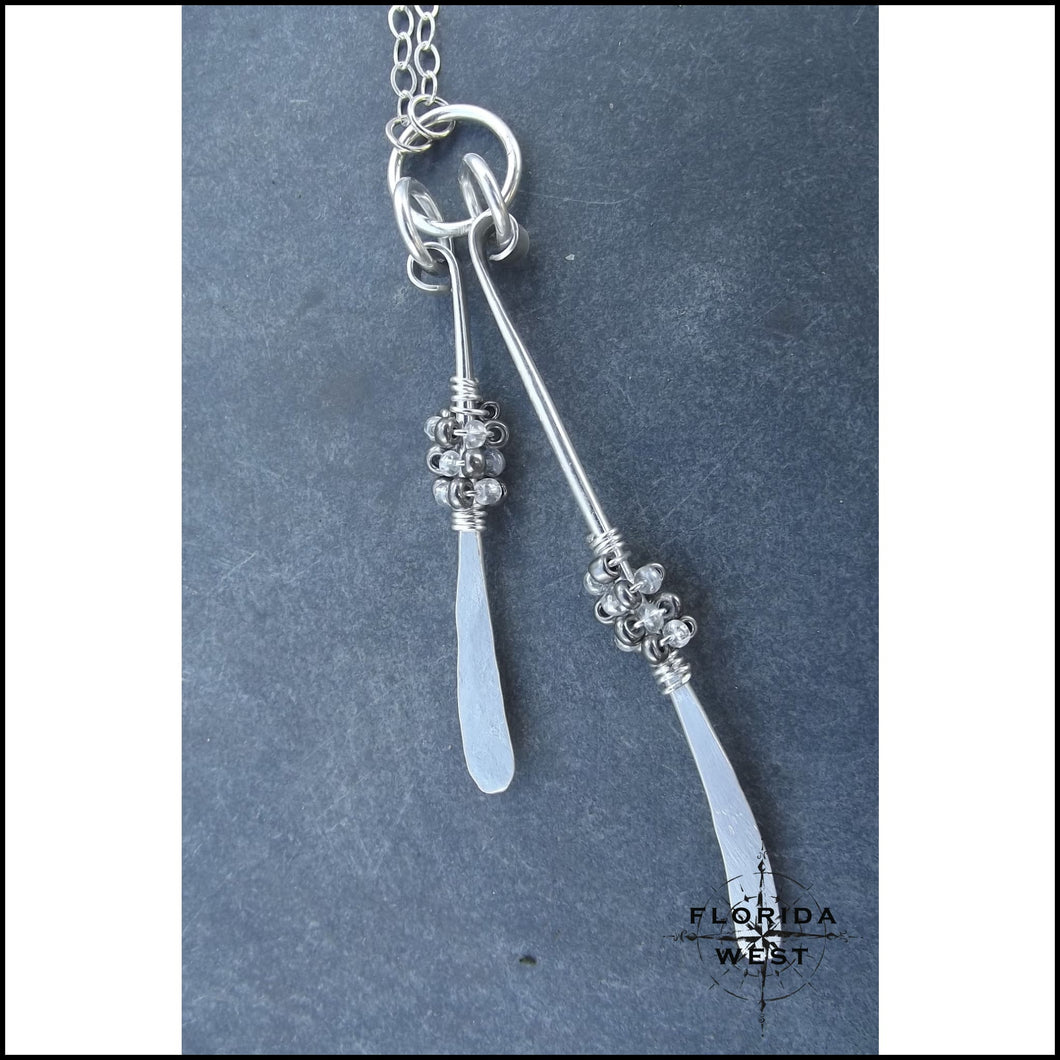 Silver Dance Necklace - 16 - Jewelry Hand Made